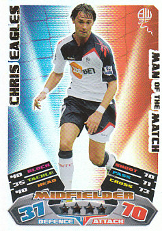 Chris Eagles Bolton Wanderers 2011/12 Topps Match Attax Man of the Match #371